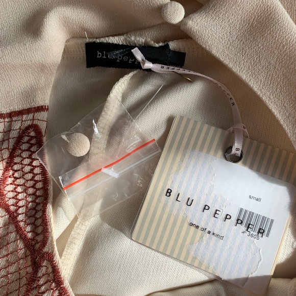 Cream Dress with Crochet Detail (NWT) - Picture 2 of 5